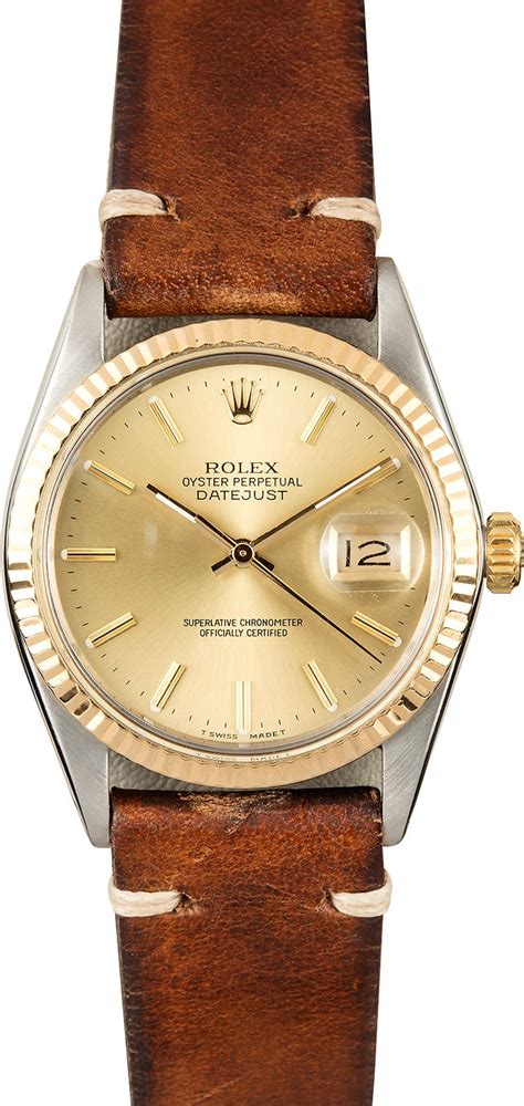 womens rolex with leather band|genuine Rolex leather watch bands.